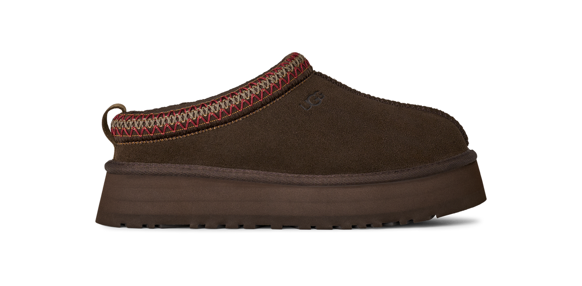 UGG Tazz II Womens Platform Clogs — Dusted Cocoa Suede