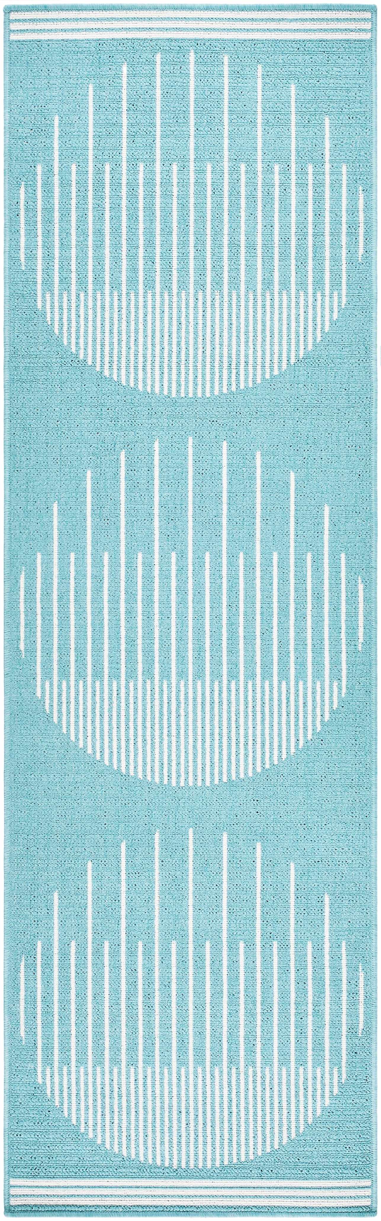 Nabil Aqua Outdoor Area Rug