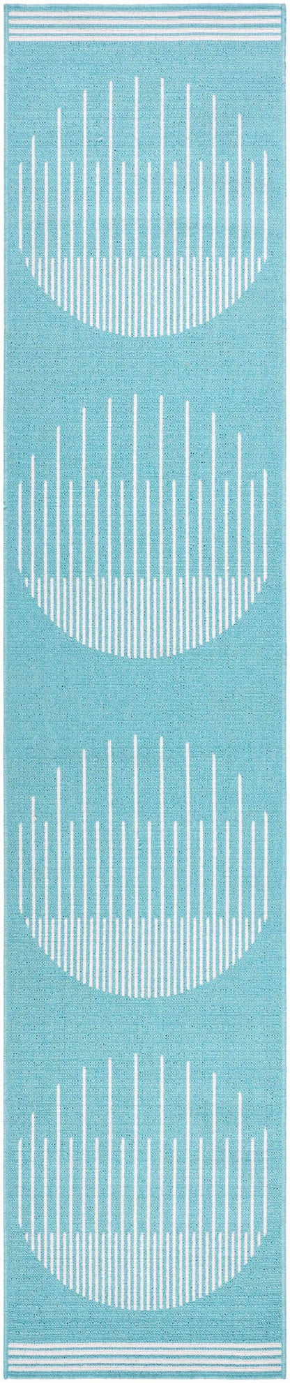 Nabil Aqua Outdoor Area Rug