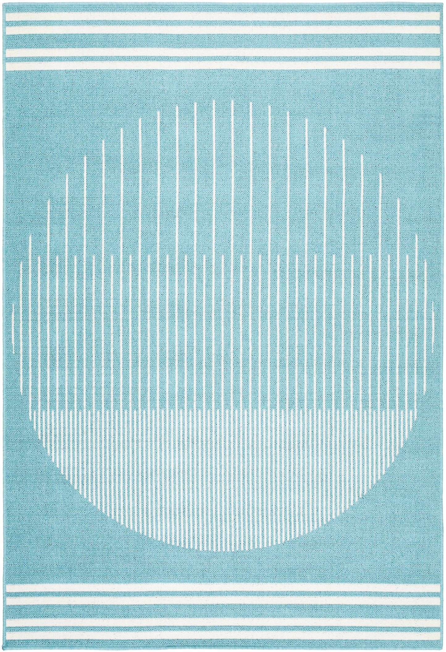 Nabil Aqua Outdoor Area Rug