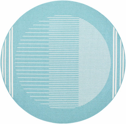 Nabil Aqua Outdoor Area Rug