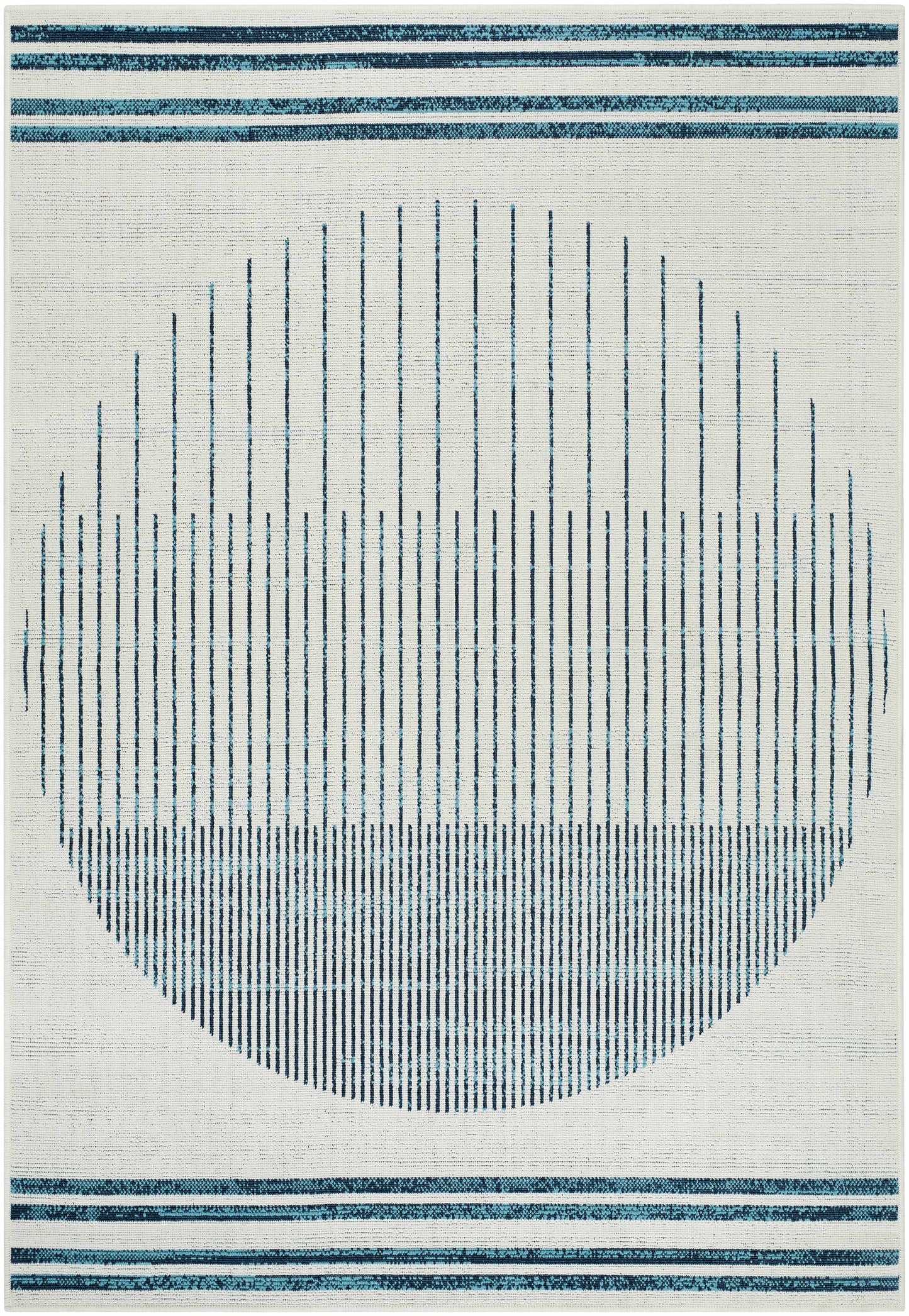 Nabil Slate Blue Outdoor Area Rug
