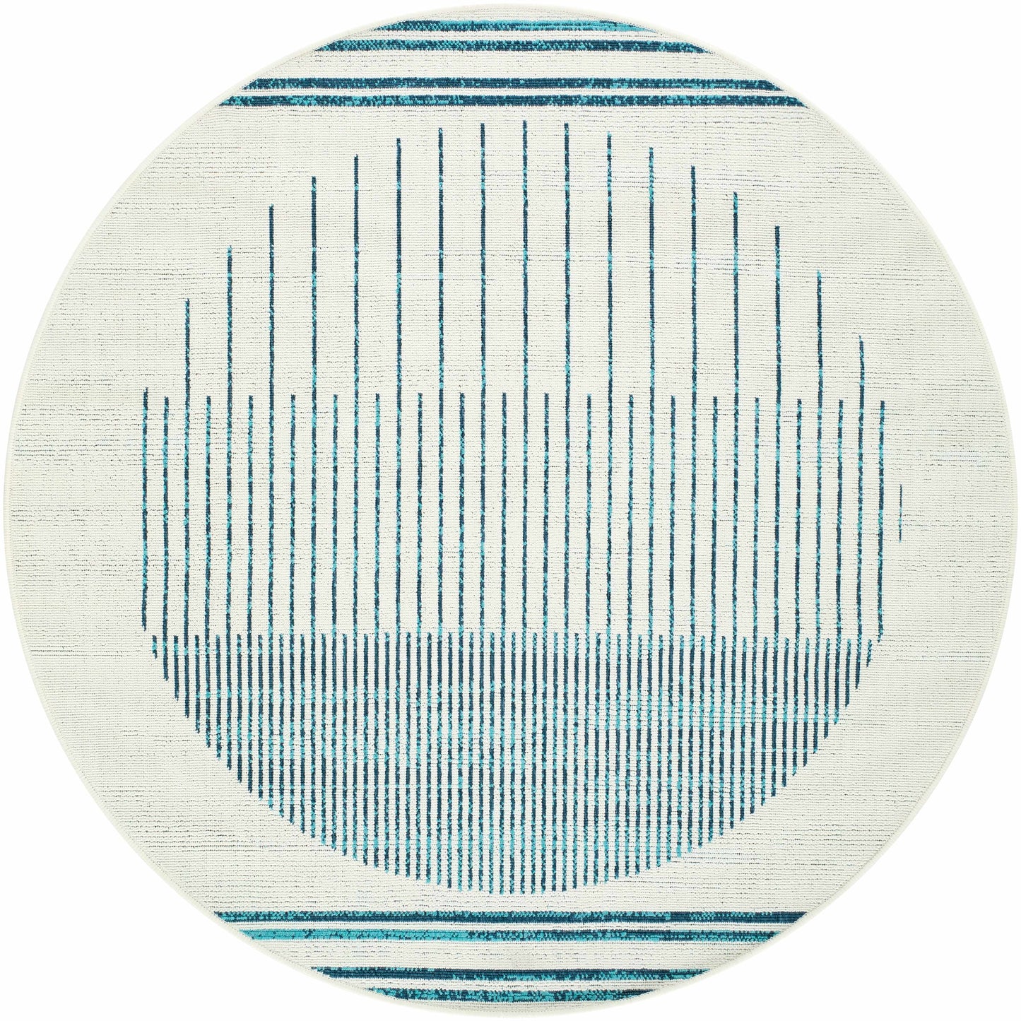 Nabil Slate Blue Outdoor Area Rug
