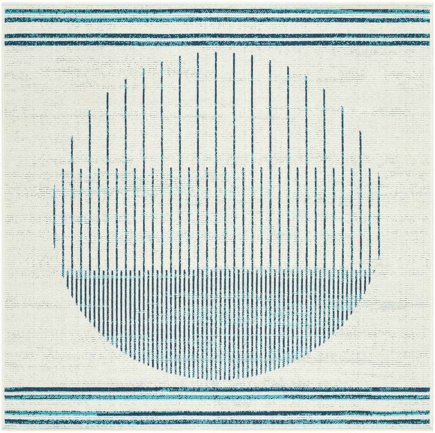 Nabil Slate Blue Outdoor Area Rug