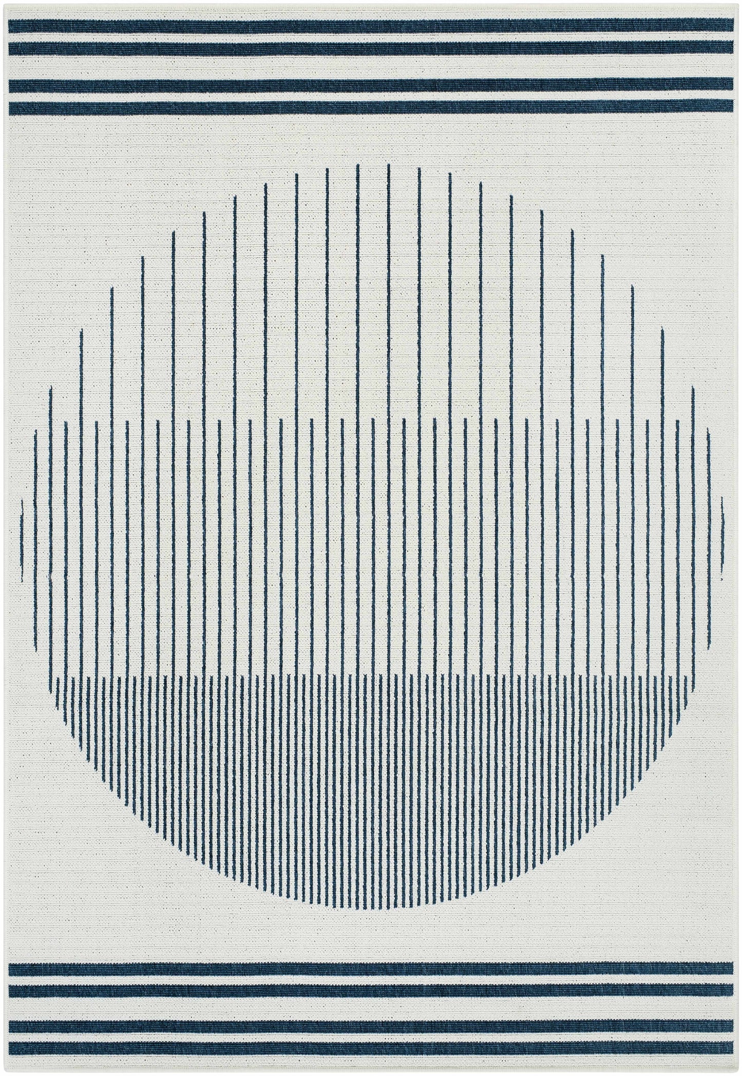Nabil Midnight Blue Outdoor Area Rug