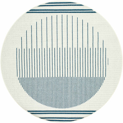 Nabil Midnight Blue Outdoor Area Rug