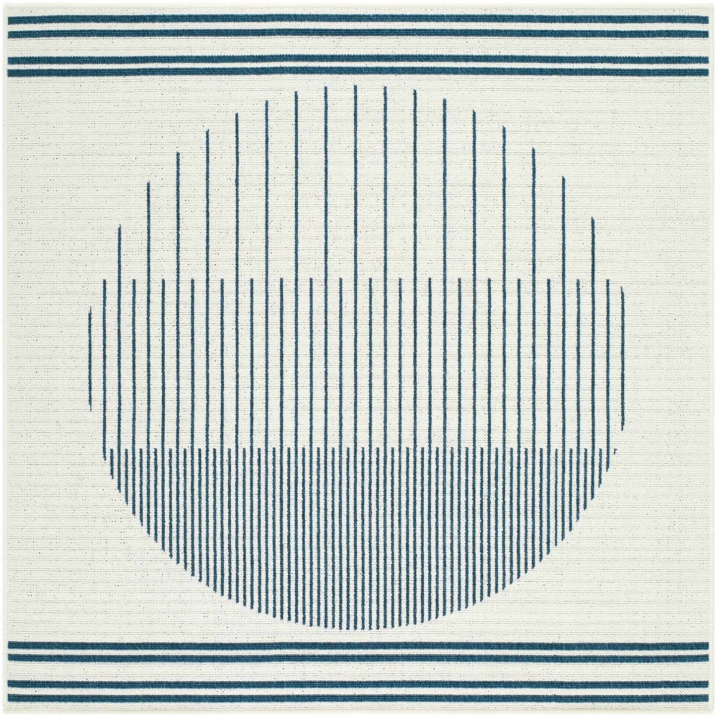 Nabil Midnight Blue Outdoor Area Rug