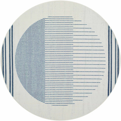 Nabil Midnight Blue Outdoor Area Rug