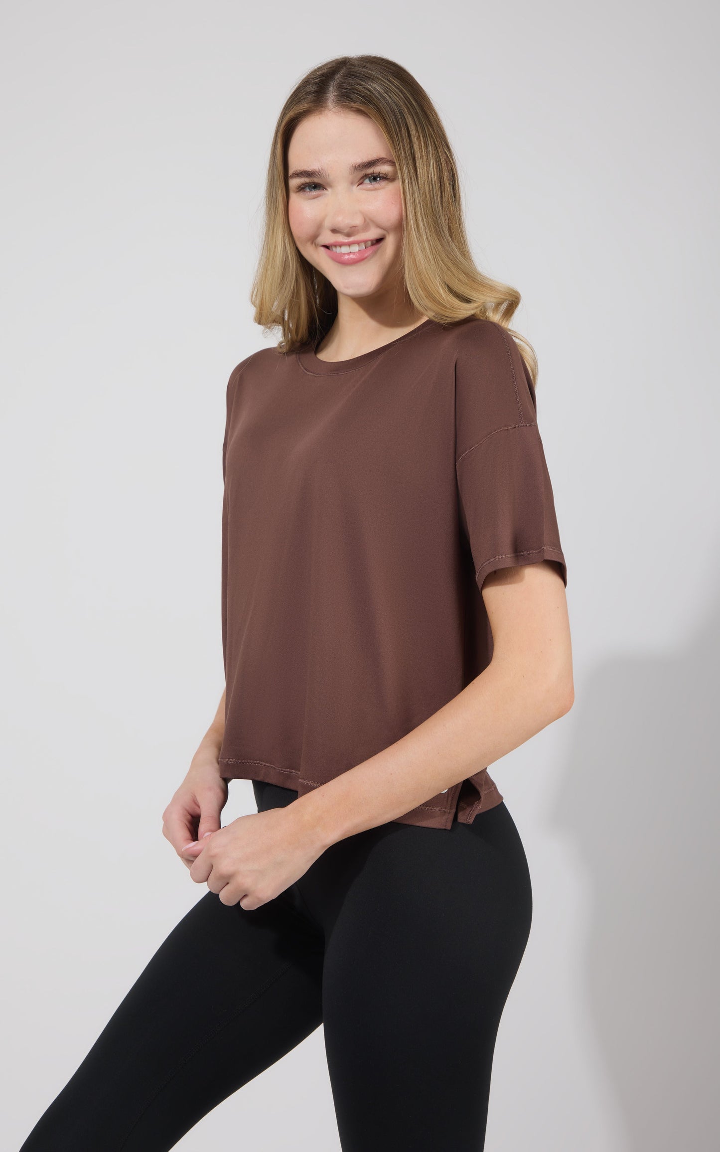 2 Pack Super Soft Deluxe Boxy Cropped Tee