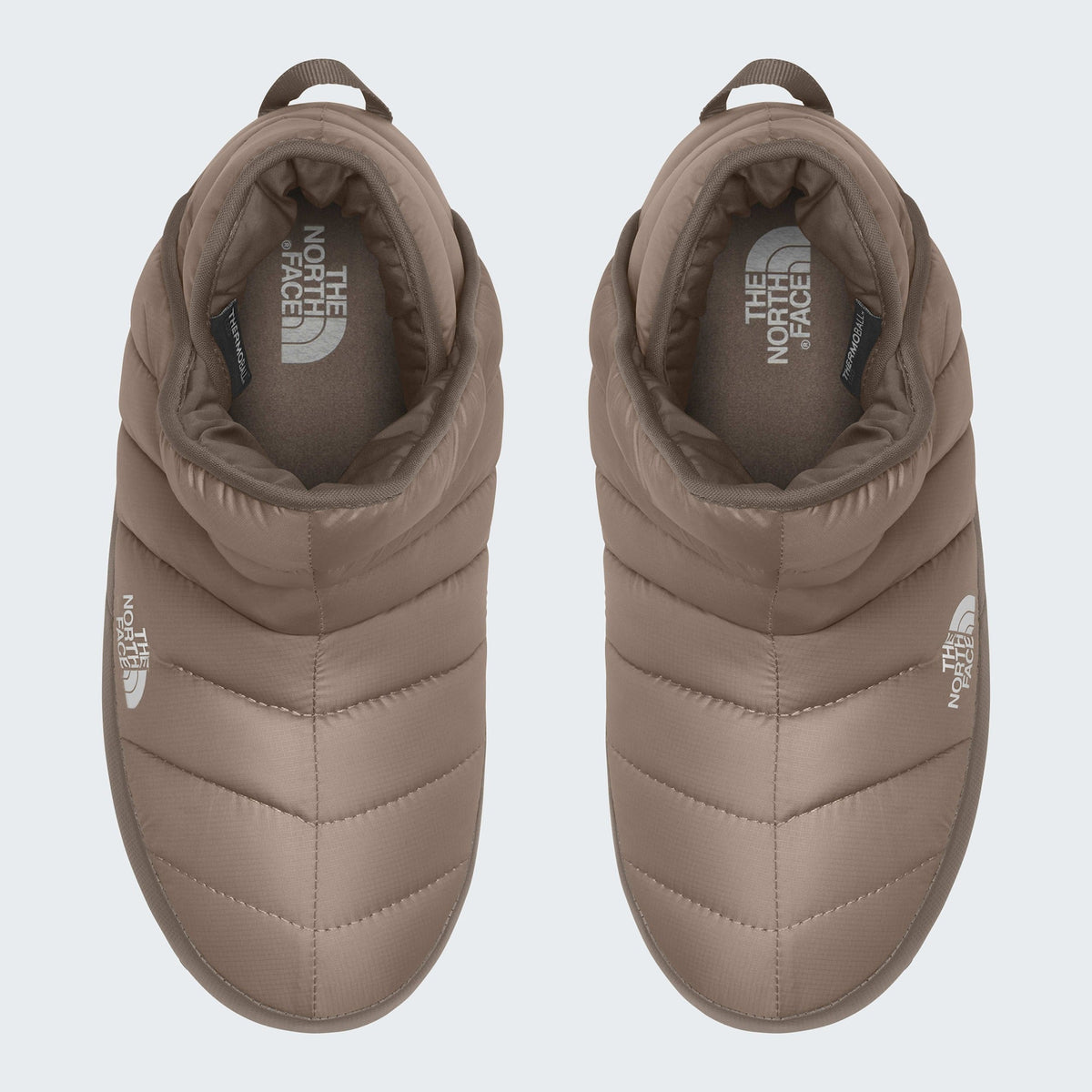 The North Face Women's ThermoBall Traction Bootie Mushroom Grey/Mocha Brown