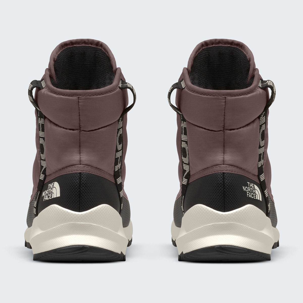 The North Face Women's ThermoBall Lace Up Luxe Waterproof Boots Tawny Quartz/Burnt Umber