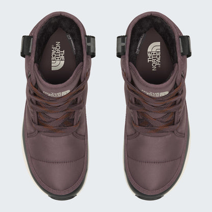 The North Face Women's ThermoBall Lace Up Luxe Waterproof Boots Tawny Quartz/Burnt Umber