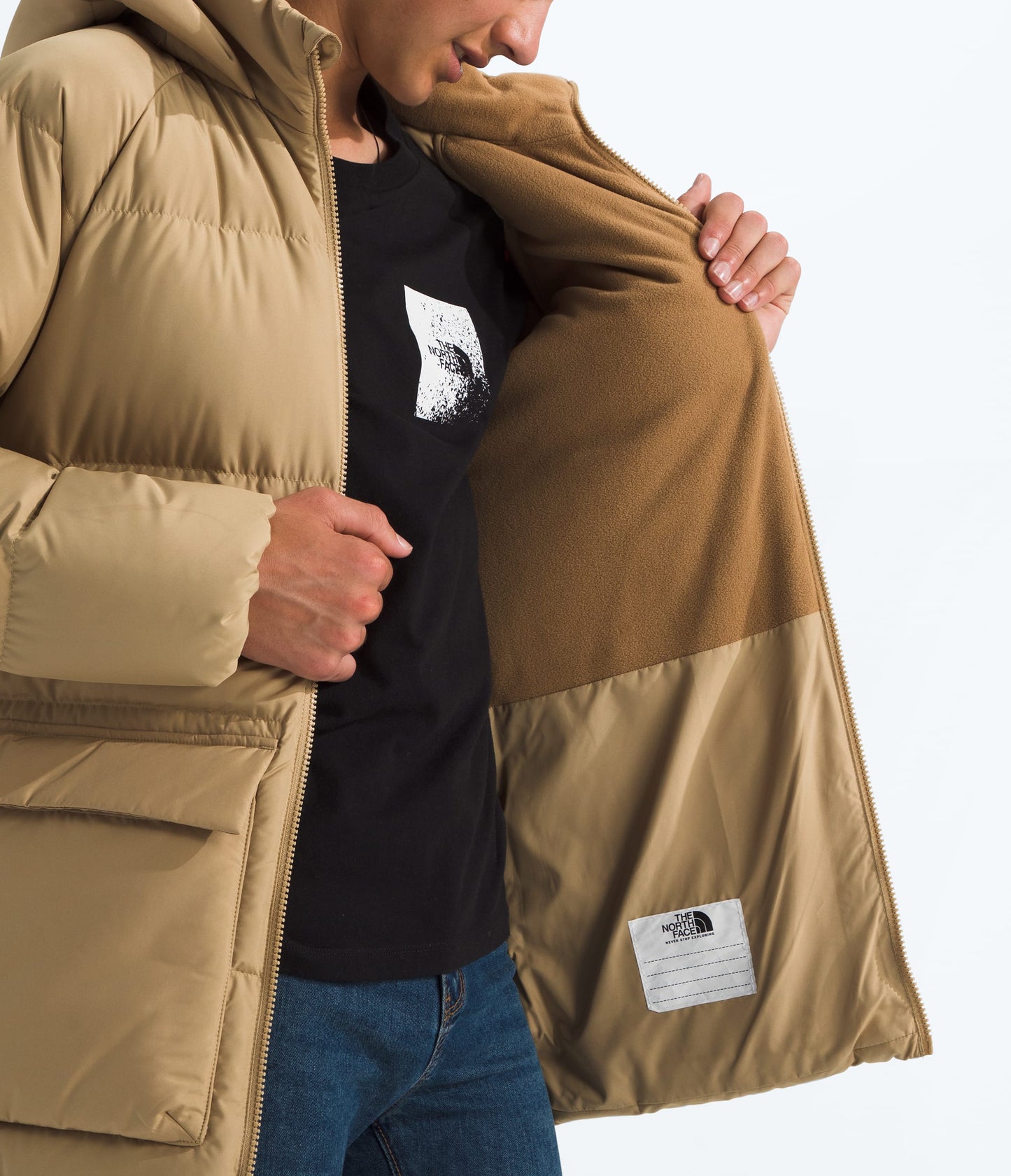 The North Face Youth Down Fleece-Lined Short Parka Parkas