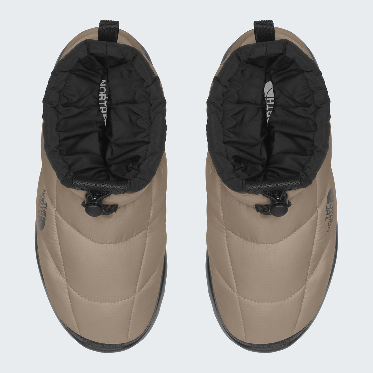 The North Face Men's Nuptse Traction Chukka Mushroom Grey TNF Black