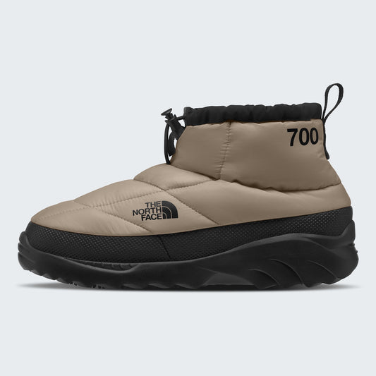 The North Face Men's Nuptse Traction Chukka Mushroom Grey TNF Black