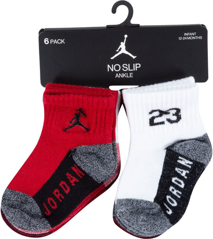 Air Jordan Toddlers Jumpman Ankle Socks 6Pack Socks