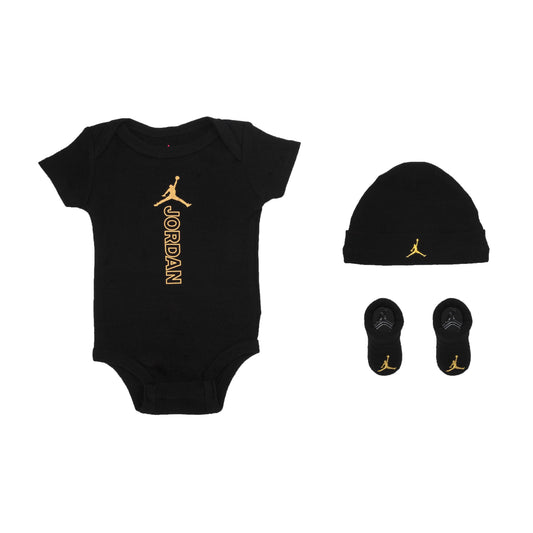 Air Jordan Baby Bodysuit, Hat And Booties 3-Pc Box Set Hats