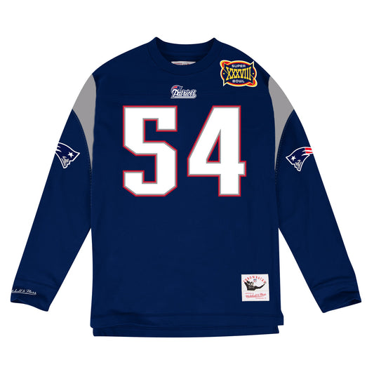 Mitchell & Ness Men's NFL Name & Number Longsleeve New England Patriots