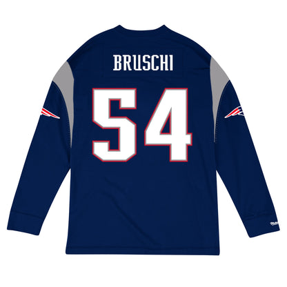 Mitchell & Ness Men's NFL Name & Number Longsleeve New England Patriots