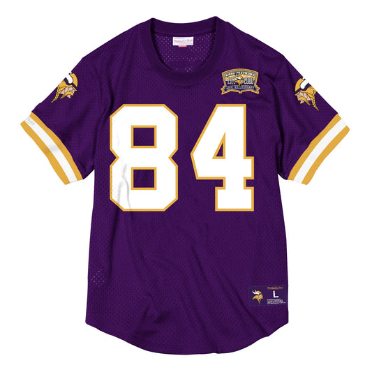 Mitchell & Ness Men's NFL Name & Number Mesh Crew Neck Minnesota Vikings