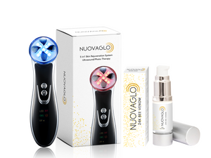 NUOVAGLO™ Radiance Renewal Duo: Anti-Aging Device + 24K Bee Venom Serum