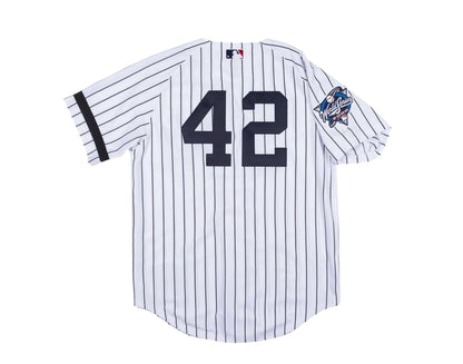 Mitchell & Ness Authentic New York Yankees 2000 WS Mariano Rivera Men Jersey White/Navy Pinstripe