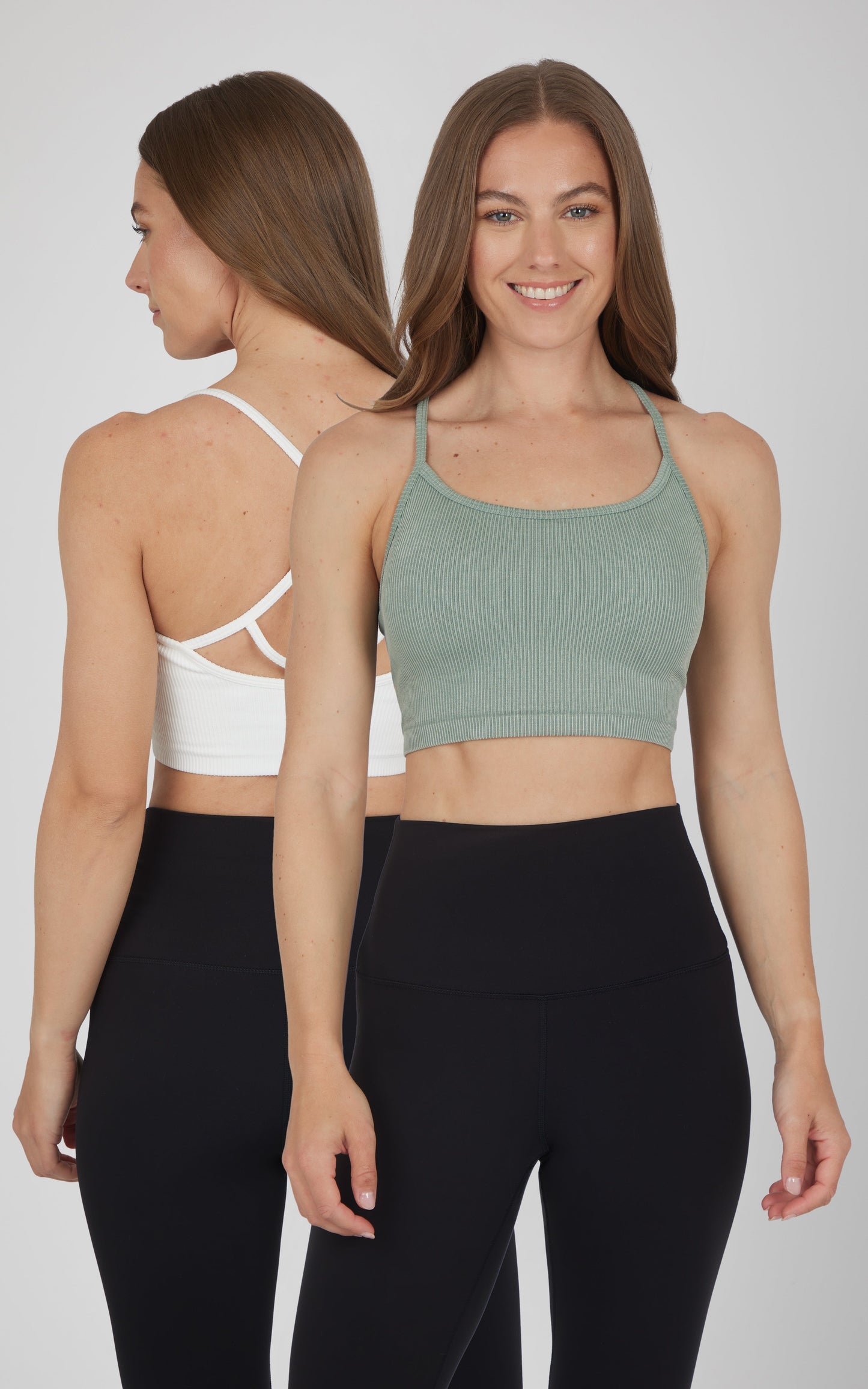 2 PK Ribbed Seamless Rosaline Bra - Our Cafe Story