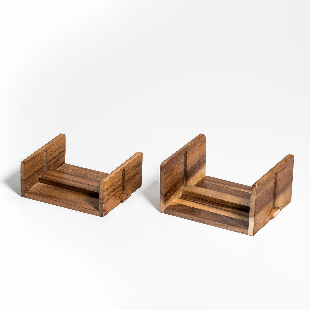 Kalmar Acacia Wood Home Cocktail Napkin Holder