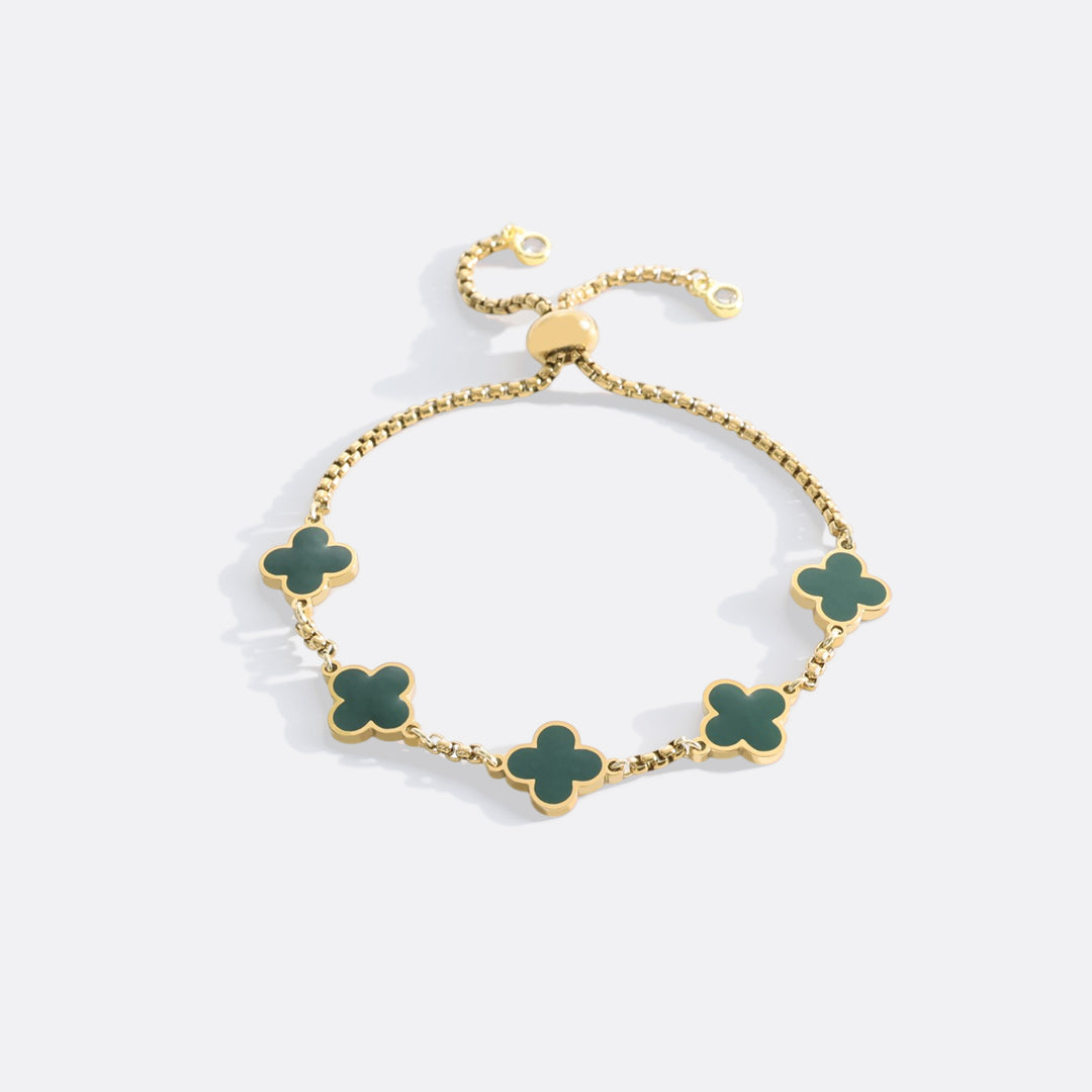 Mint & Lily Clover Enamel Bracelet