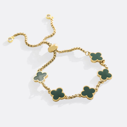 Mint & Lily Clover Enamel Bracelet
