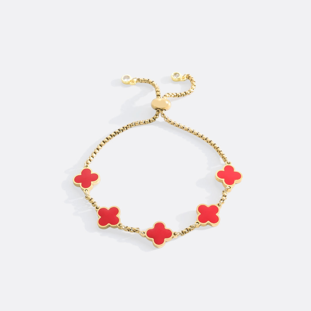 Mint & Lily Clover Enamel Bracelet