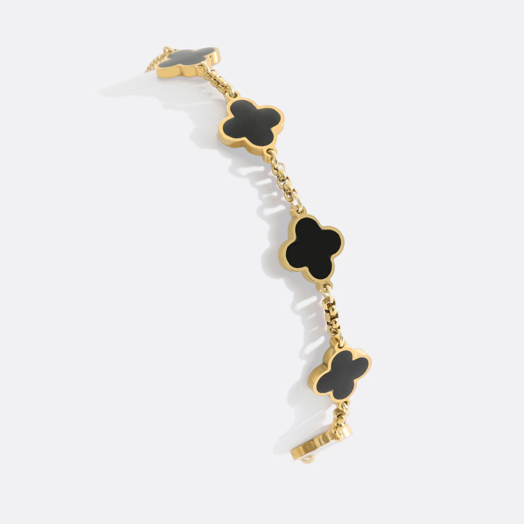Mint & Lily Clover Enamel Bracelet