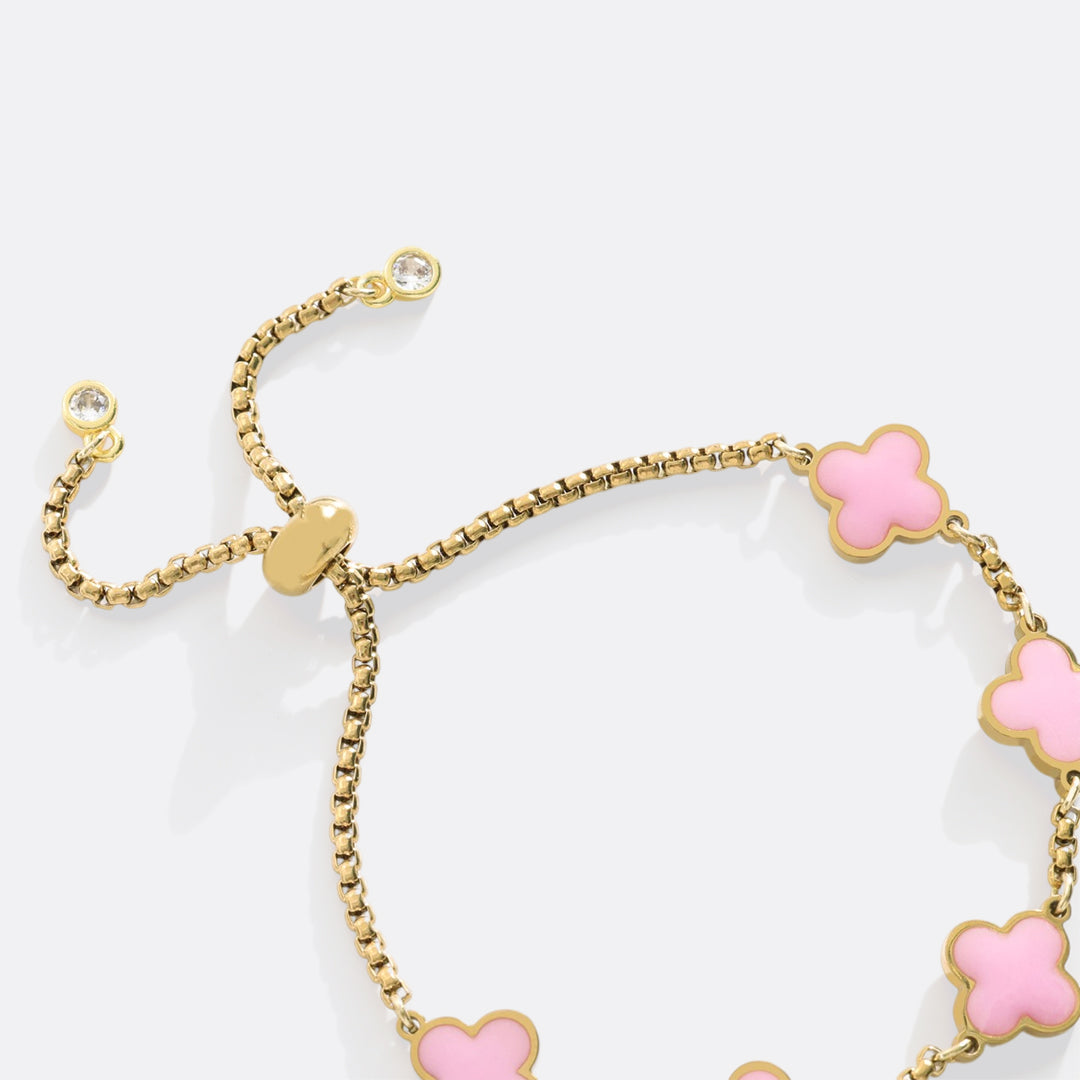 Mint & Lily Clover Enamel Bracelet