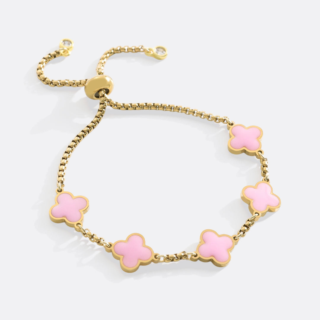 Mint & Lily Clover Enamel Bracelet
