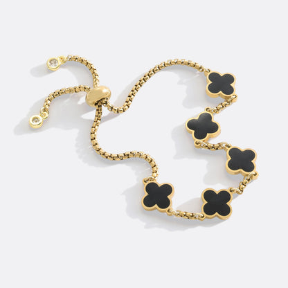 Mint & Lily Clover Enamel Bracelet