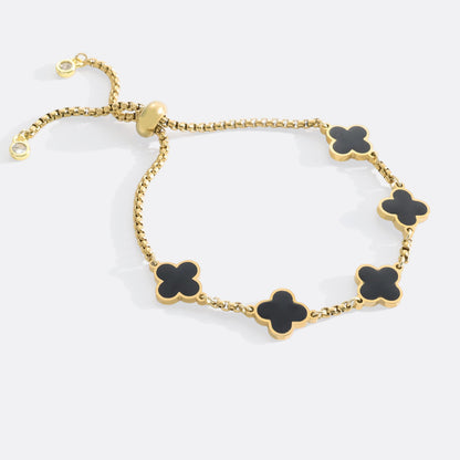 Mint & Lily Clover Enamel Bracelet