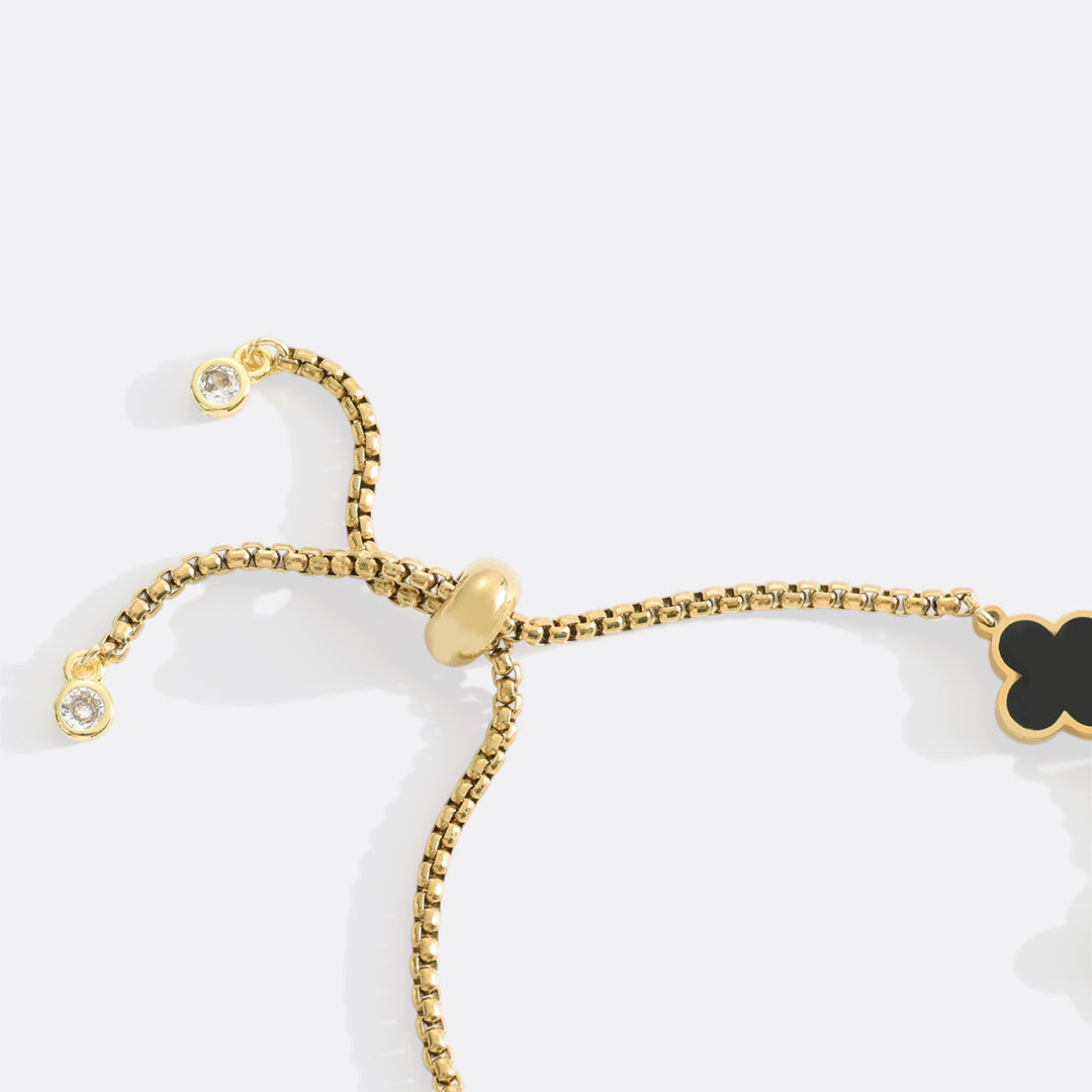 Mint & Lily Clover Enamel Bracelet