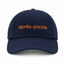 Navy with Orange