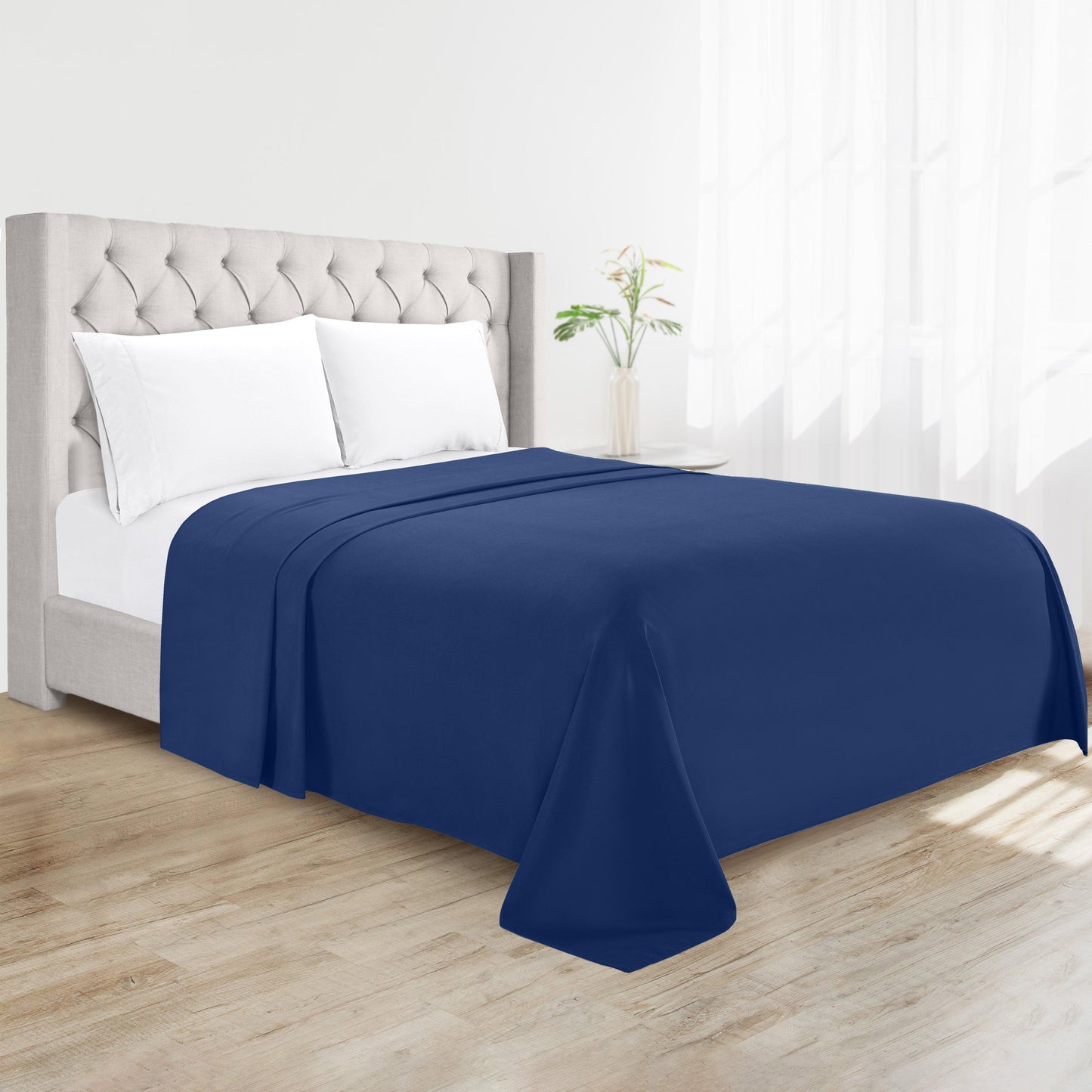 Elegant Comfort Essential Single Flat Sheet - Premium Hotel Quality