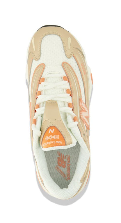 Grade School New Balance 1000 - White/Gold