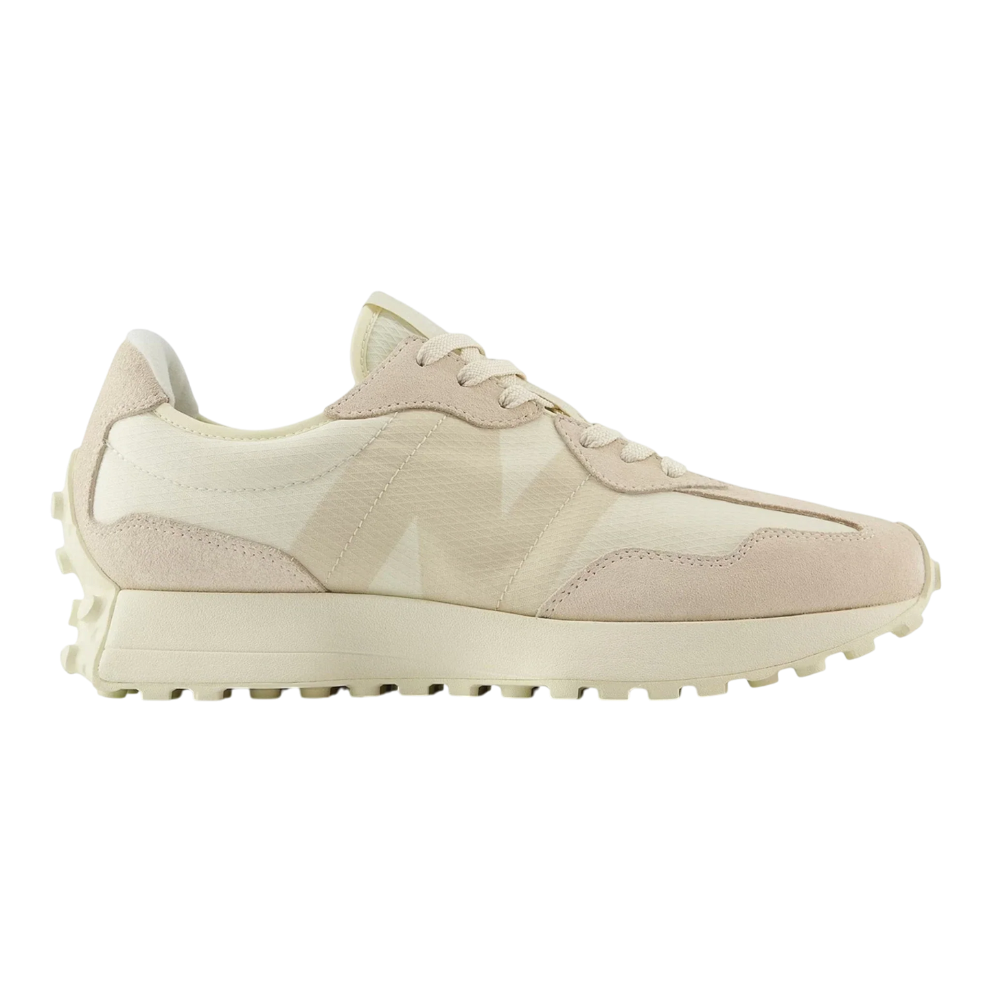 New Balance 327 Men's Sneakers — Beige Suede Low-Top