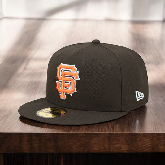 Men's New Era MLB Sf Giants 5950 Cloud Under Fitted - Black/Orange