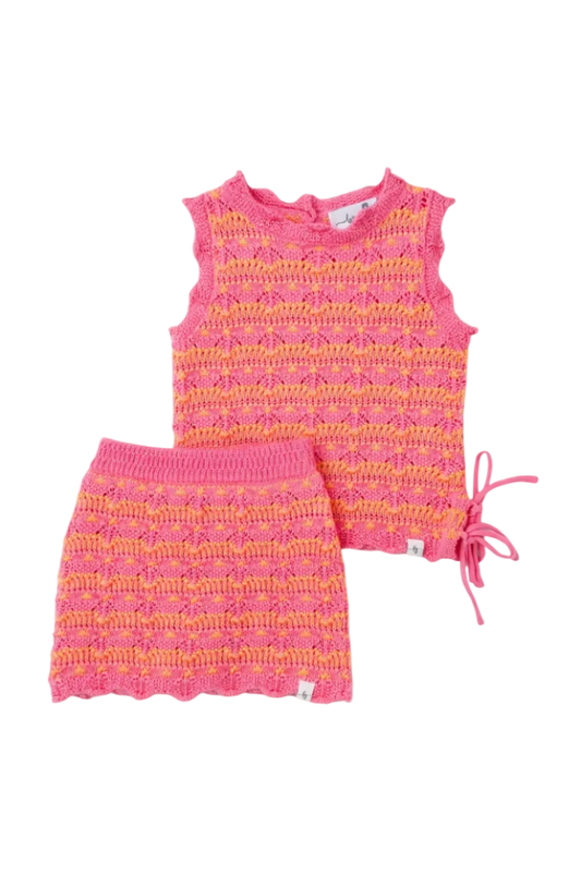 Sunset Knit Skort Set