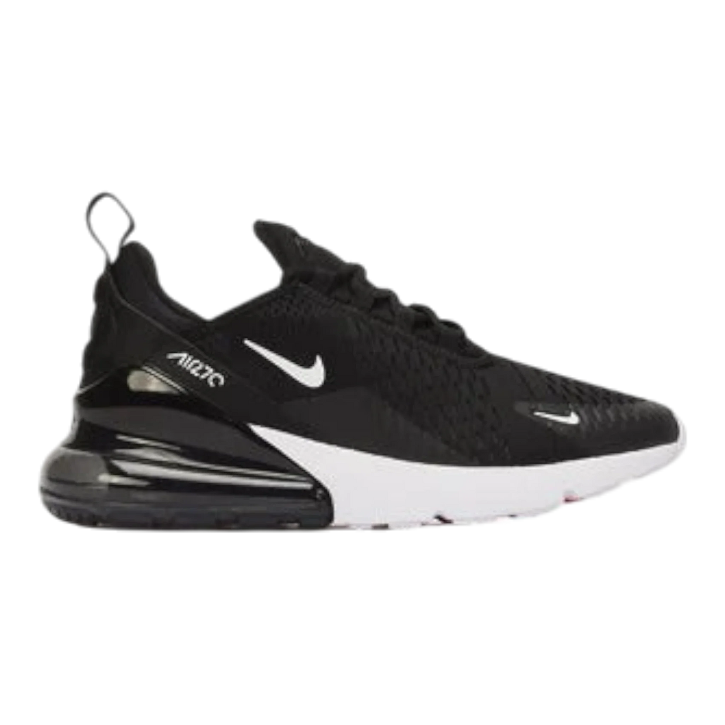 Nike Air Max 270 Big Kids' (GS) Sneakers — Triple Black Low-Top