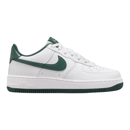 Nike Air Force 1 Big Kids' (GS) Sneakers — White & Vintage Green Low-Top
