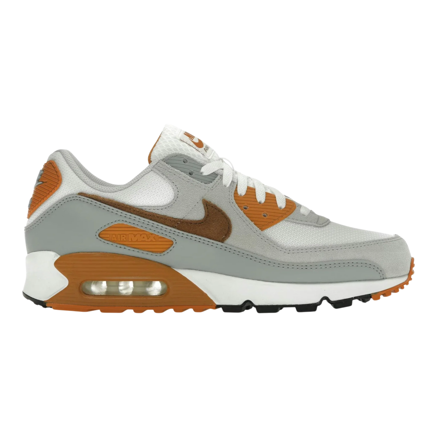 Nike Air Max 90 Men's Sneakers — Summit White & British Tan Low-Top