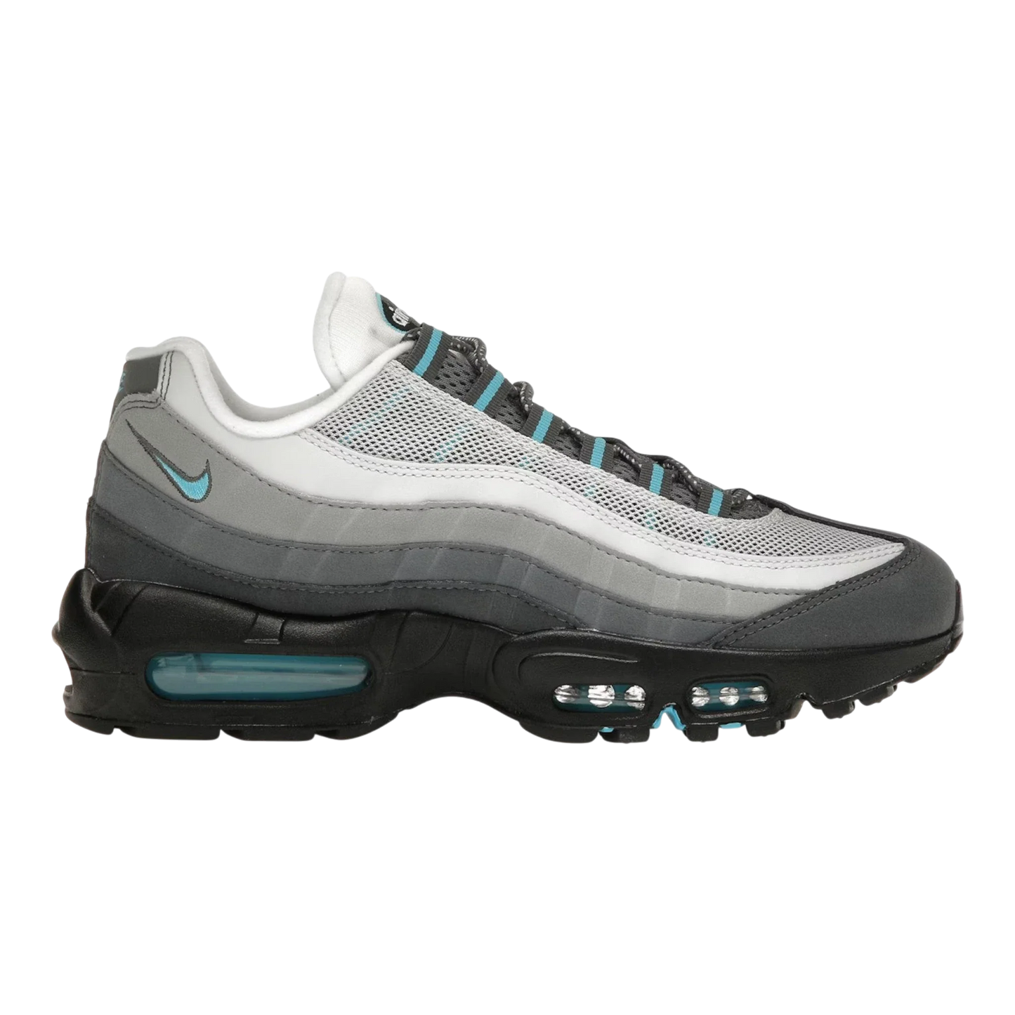 Nike Air Max 95 Men's Sneakers — Baltic Blue Suede Low-Top