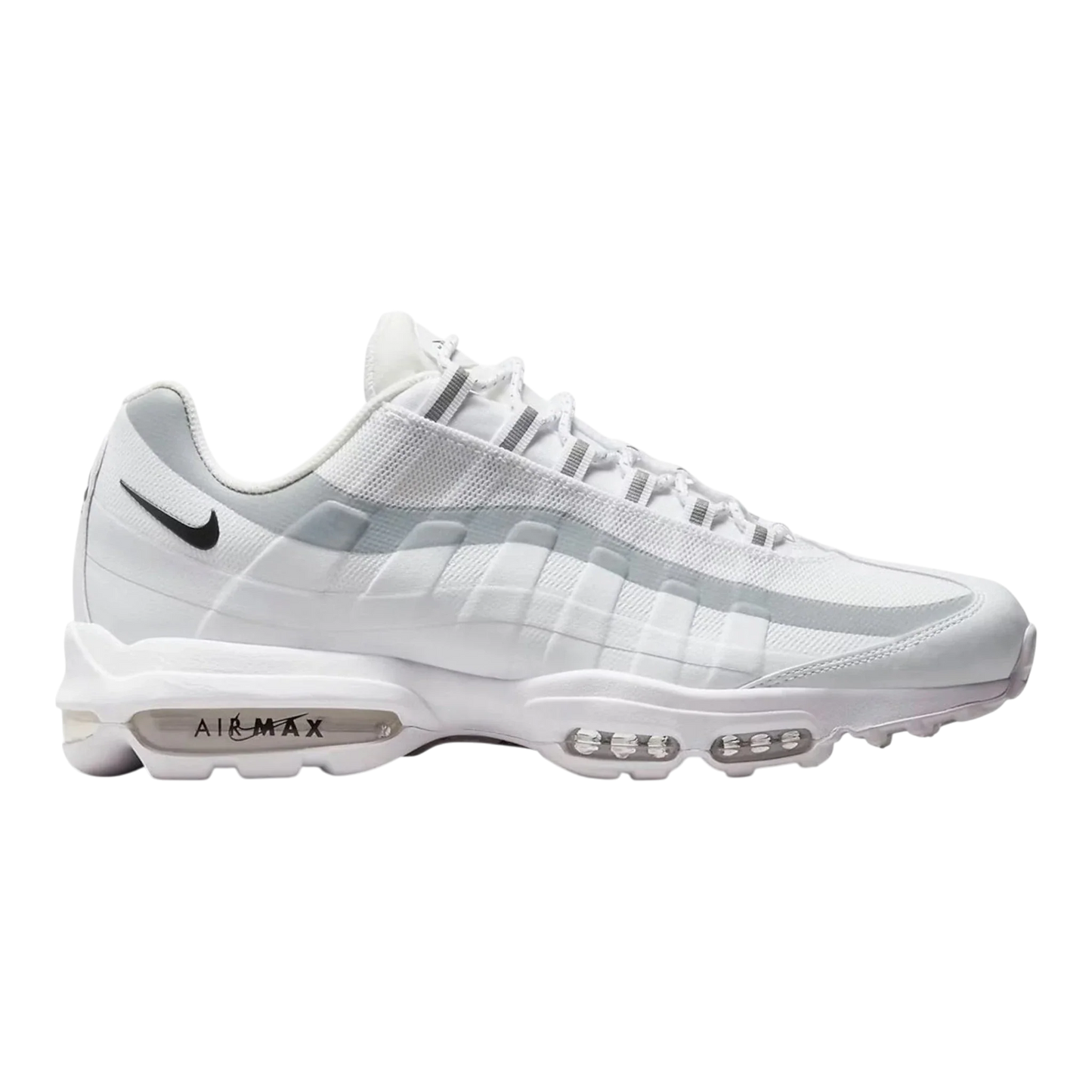 Nike Air Max 95 Ultra Men's Sneakers — White Reflective Low-Top