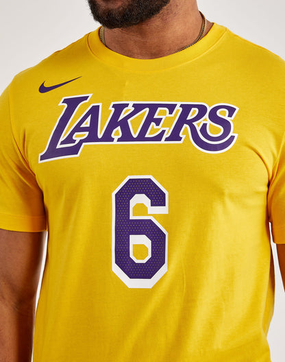 Nike Men's Lebron James La Lakers T-Shirt