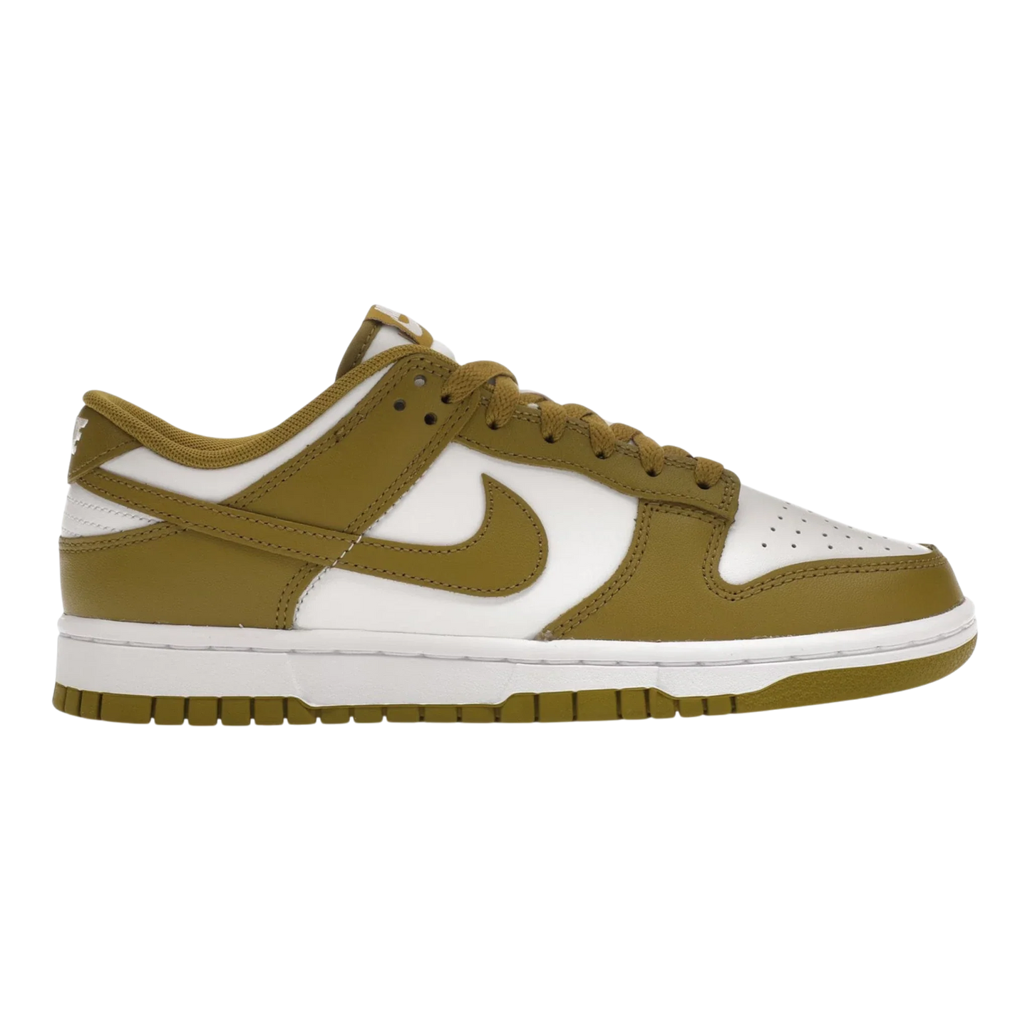 Nike Dunk Low Men's Sneakers — White & Pacific Moss Low-Top